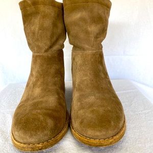 Vince suede and leather ankle boot